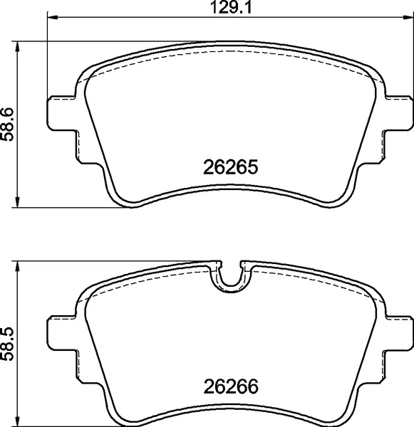 BREMBO P85185 Тормозная колодка