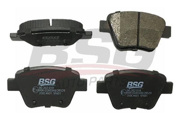 BSG AUTO PARTS BSG90200033 Колодки тормозные SKODA OCTAVIA 04-/SUPERB 08-/VW CADDY/TOURAN 10- задние