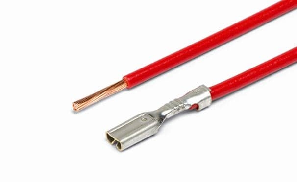 CARGEN AX38001 Контакт гнездовой серии 2,8 мм обжатый с проводом 0,75 кв.мм.