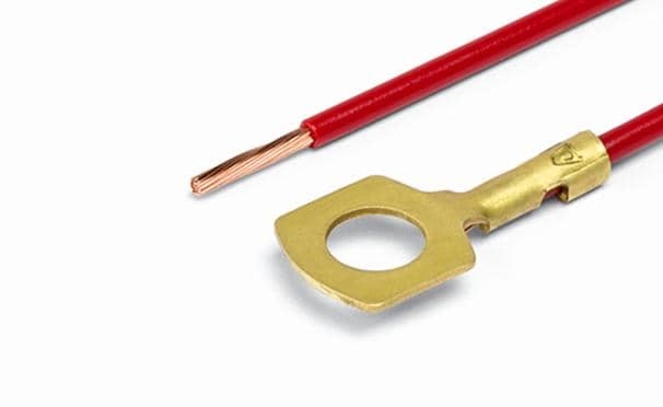 CARGEN AX38901 Контакт кольцевой диаметр 6,2 мм обжатый с проводом 1,0 кв.мм.