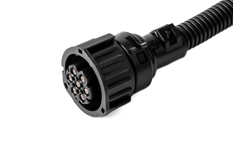 CARGEN AX5032 Разъем байонет (розетка) 967650 (7pin) 7 контактов с прямым адаптером, блок-фар для GAZ, Камаз, МАЗ,