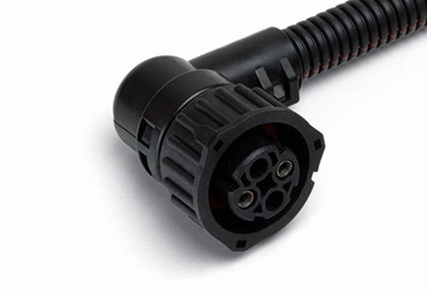 CARGEN AX520 Разъем байонет (розетка) 1-967325-1 (2pin) 2 контакта с угловым адаптером, осушителя воздуха систем