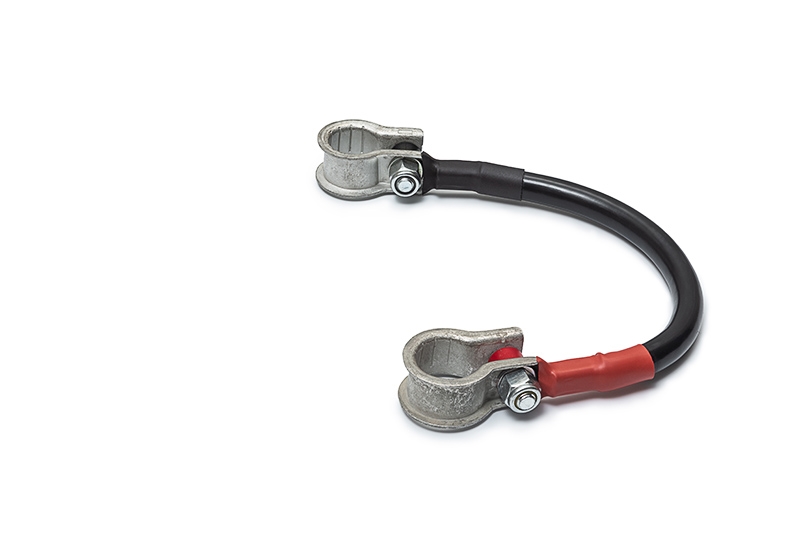 CARGEN AX62125 Перемычка с клеммами + и - аккумуляторной батареи, сечение провода 25 кв.мм. длина 230 мм.