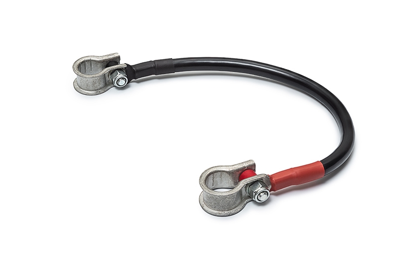 CARGEN AX62225 Перемычка с клеммами + и - аккумуляторной батареи, сечение провода 25 кв.мм. длина 300 мм.