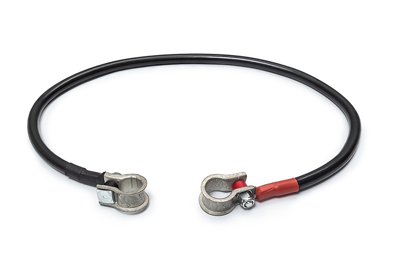 CARGEN AX62525 Перемычка с клеммами + и - аккумуляторной батареи, сечение провода 25 кв.мм. длина 650 мм.