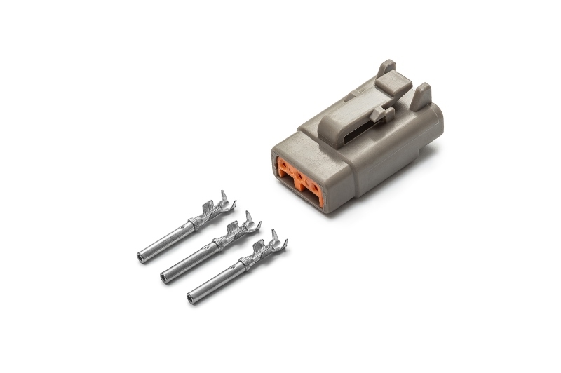 CARGEN AX8123S Разъем Deutsch DTM06-3S (3pin) 3 контакта под сечение провода 0.5-0.8 кв.мм для ГАЗ, КАМАЗ, МАЗ, УРА