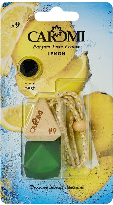CAROMI FRKD659332 Ароматизатор подвесной №9 лимон флакон 6мл купить в Самаре