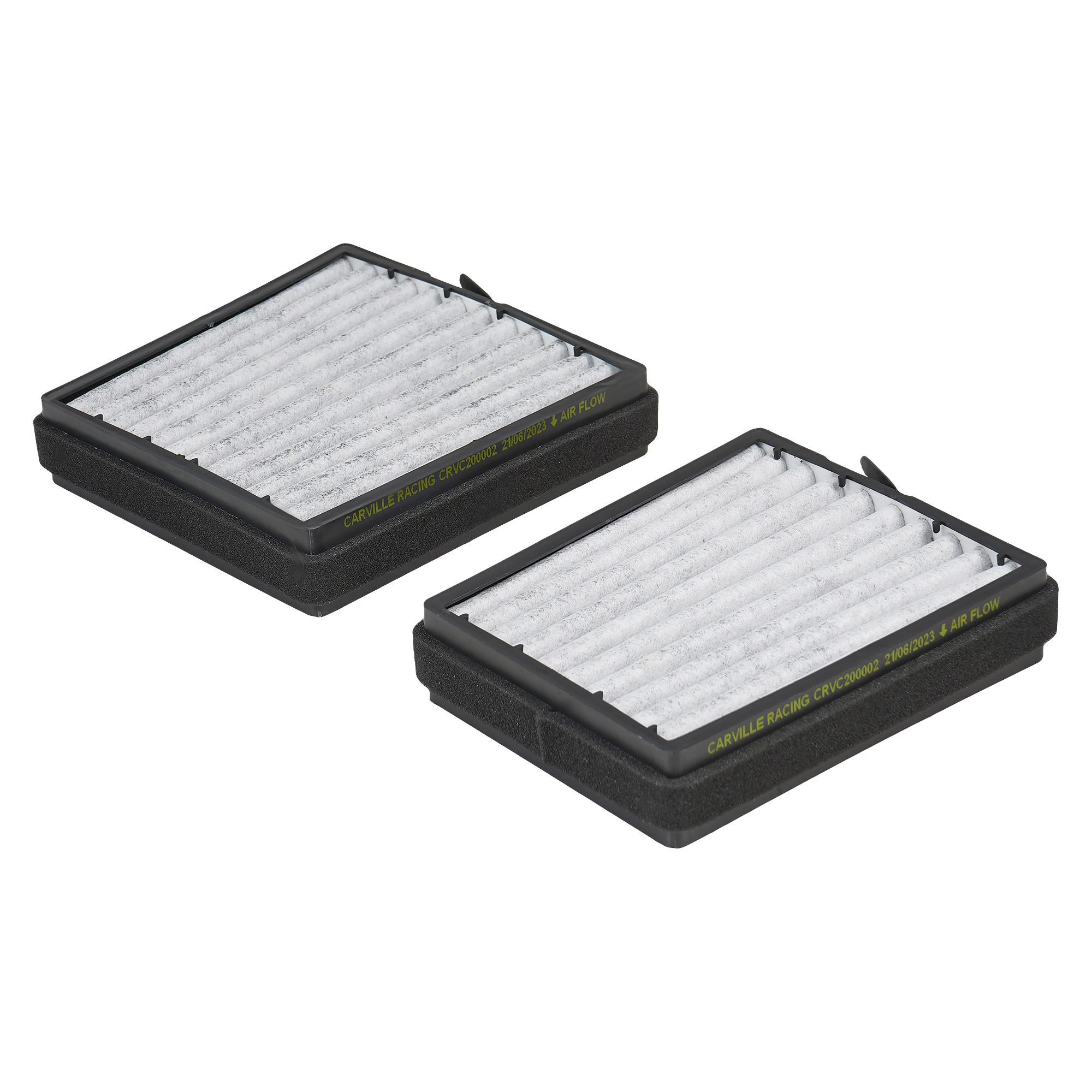 CARVILLE RACING CRVC200002 Фильтр для а/м Mercedes C W203(00-)/CLK C209(02-)/CLC CL203(08-) (салон, уголь.) (2шт.) (CRVC200002)