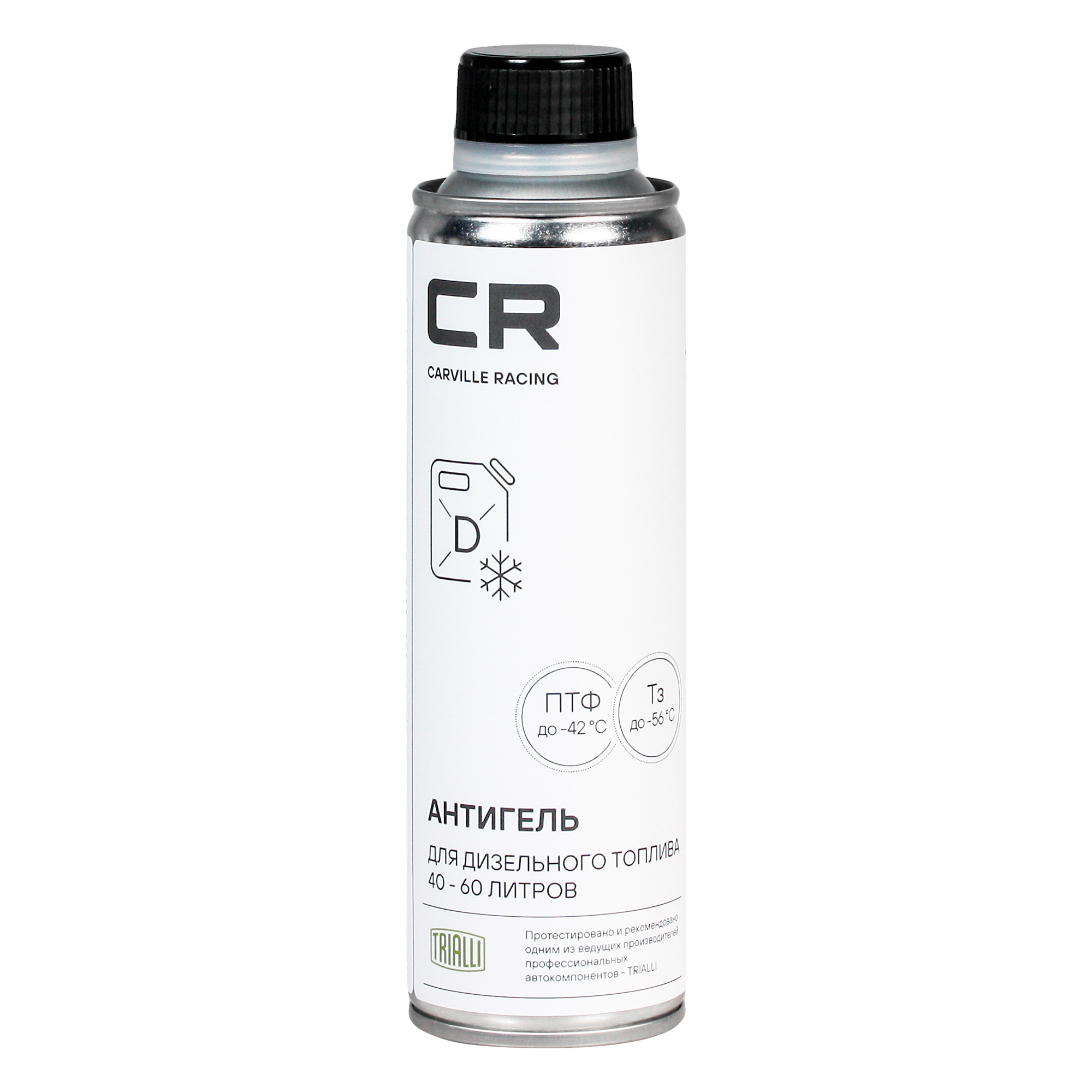 CARVILLE RACING W5155046 Антигель CR для дизельного топлива 40-60л, 335ml
