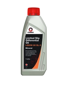 COMMA LS80W901L Масло трансмиссионное 80W90 COMMA 1л LS 80W90 GL5 LIMITED SLIP GEAR OIL