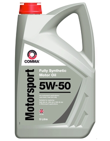 COMMA MS5L Масло моторное 5W50 COMMA 5л синтетика MOTORSPORT