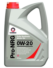 COMMA NRG4L Масло моторное 0W20 COMMA 4л синтетика Pro-NRG