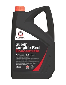 COMMA SLA5L Антифриз G12+ COMMA SUPER LONGLIFE RED CONCENTRATED ANTIFREEZE концентрат 5л