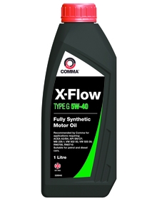 COMMA XFG1L Масло моторное 5W40 COMMA 1л синтетика XFLOW TYPE G