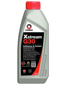 COMMA XSR1L Антифриз G12+ COMMA XSTREAM G30 CONCENTRATED ANTIFREEZE концентрат 1л