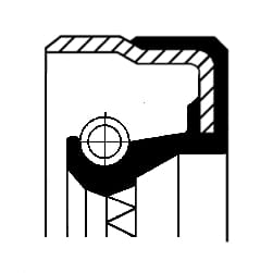 CORTECO 01035820B Сальник коробки передач