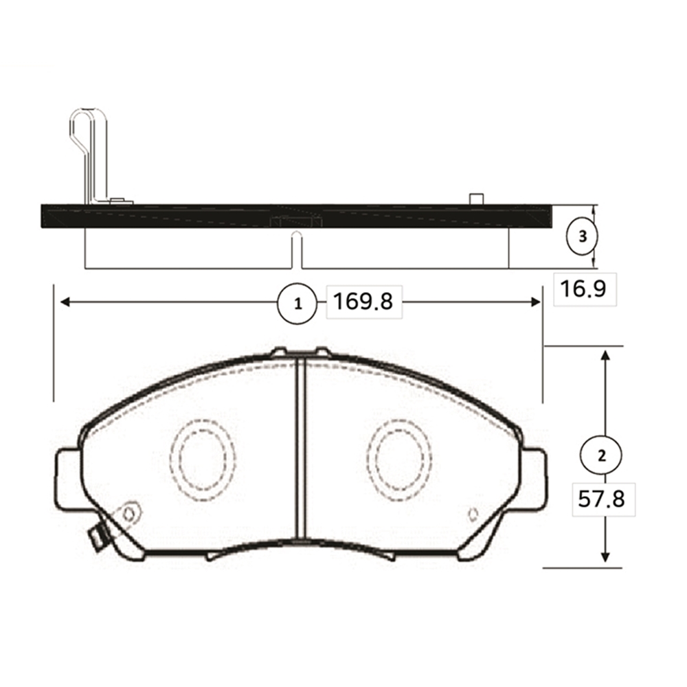 CTR GK0343 Колодки тормозные HONDA PILOT 08-/ACURA MDX 06- передние