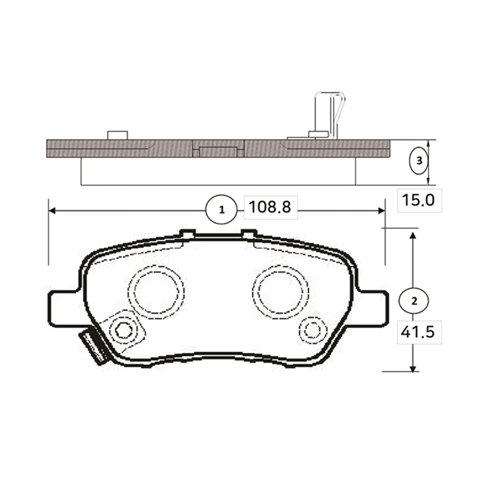 CTR GK0387 Колодки тормозные дисковые задние Honda Striam 2001 ~ 2006