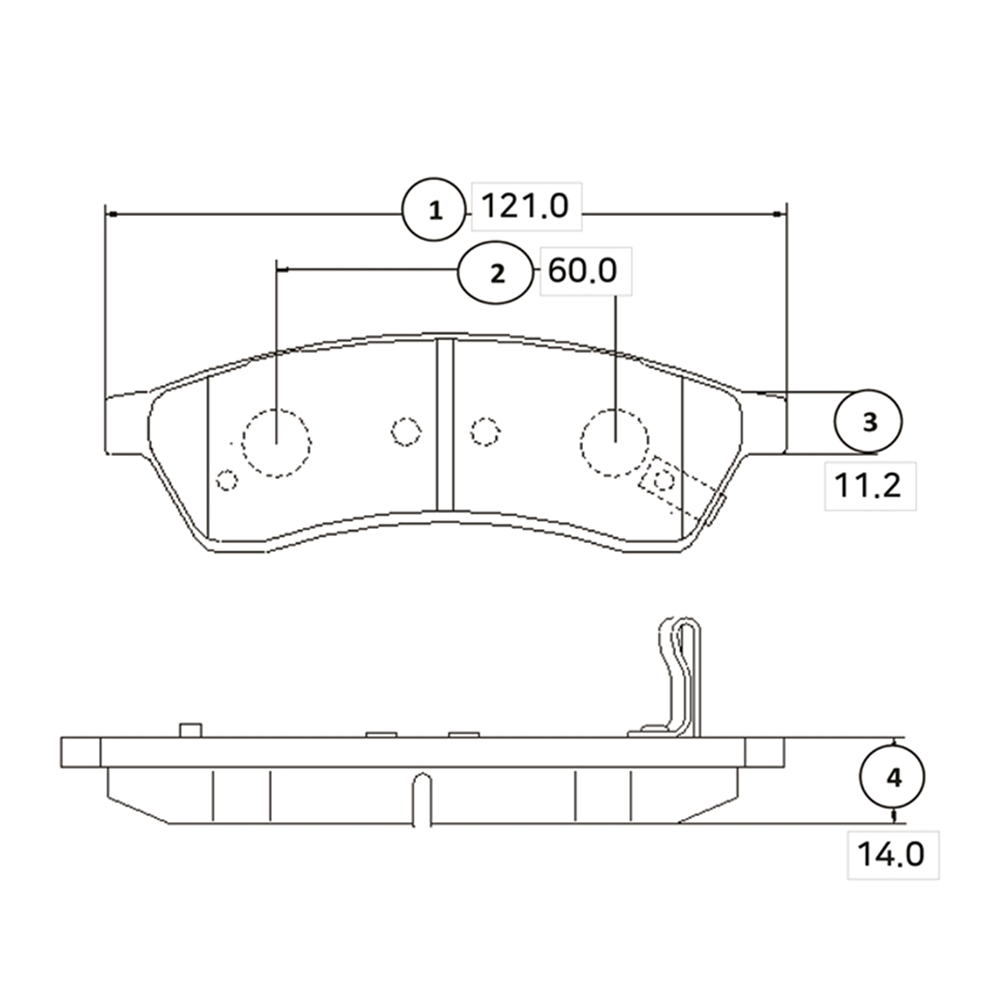 CTR GK0444 Колодки тормозные дисковые задние Chevrolet Epica 2007 ~ 2011