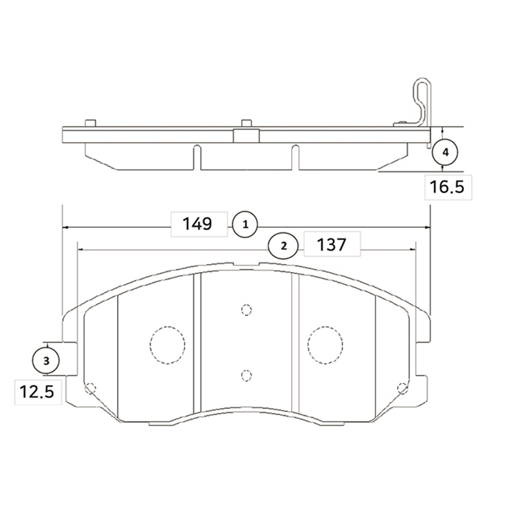 CTR GK0445 Колодки тормозные CHEVROLET CAPTIVA/OPEL ANTARA 2.0D/2.4/3.2 07- передние