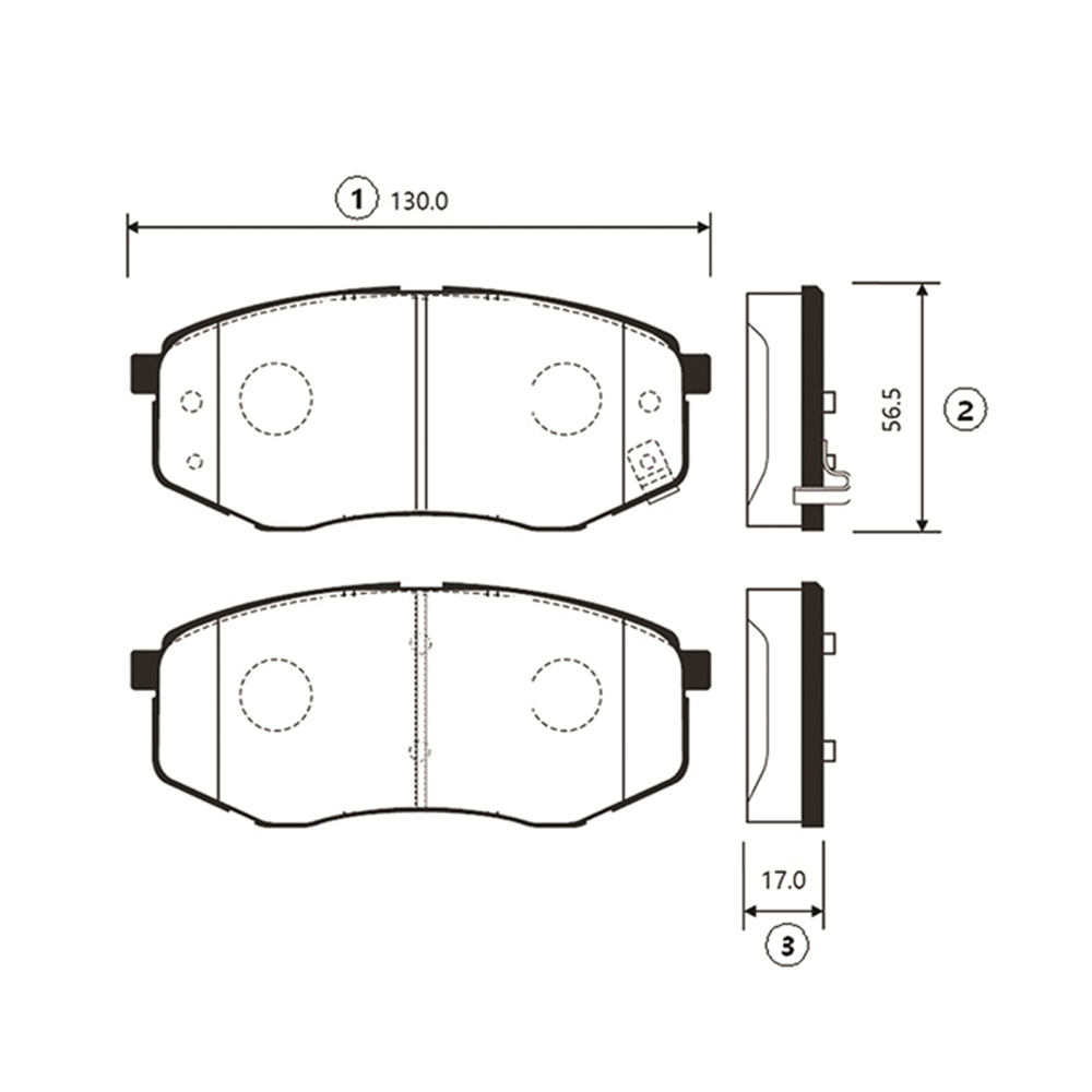 CTR GK0495 Колодки тормозные HYUNDAI ix35 10-/KIA SPORTAGE 10-/CARENS 02- передние
