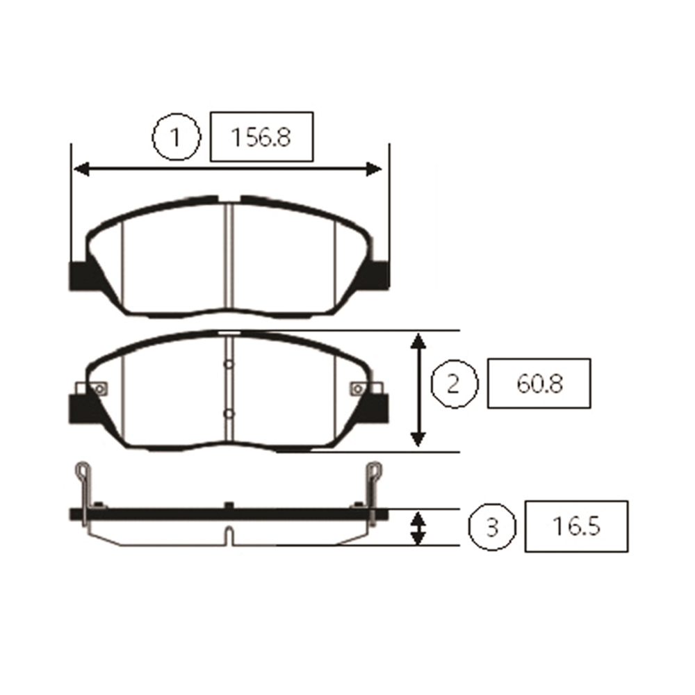 CTR GK0496 Колодки тормозные дисковые передние Hyundai Santa Fe 2006 ~ 2013 / Grand Santa Fe 2013 ~   KIA Soren