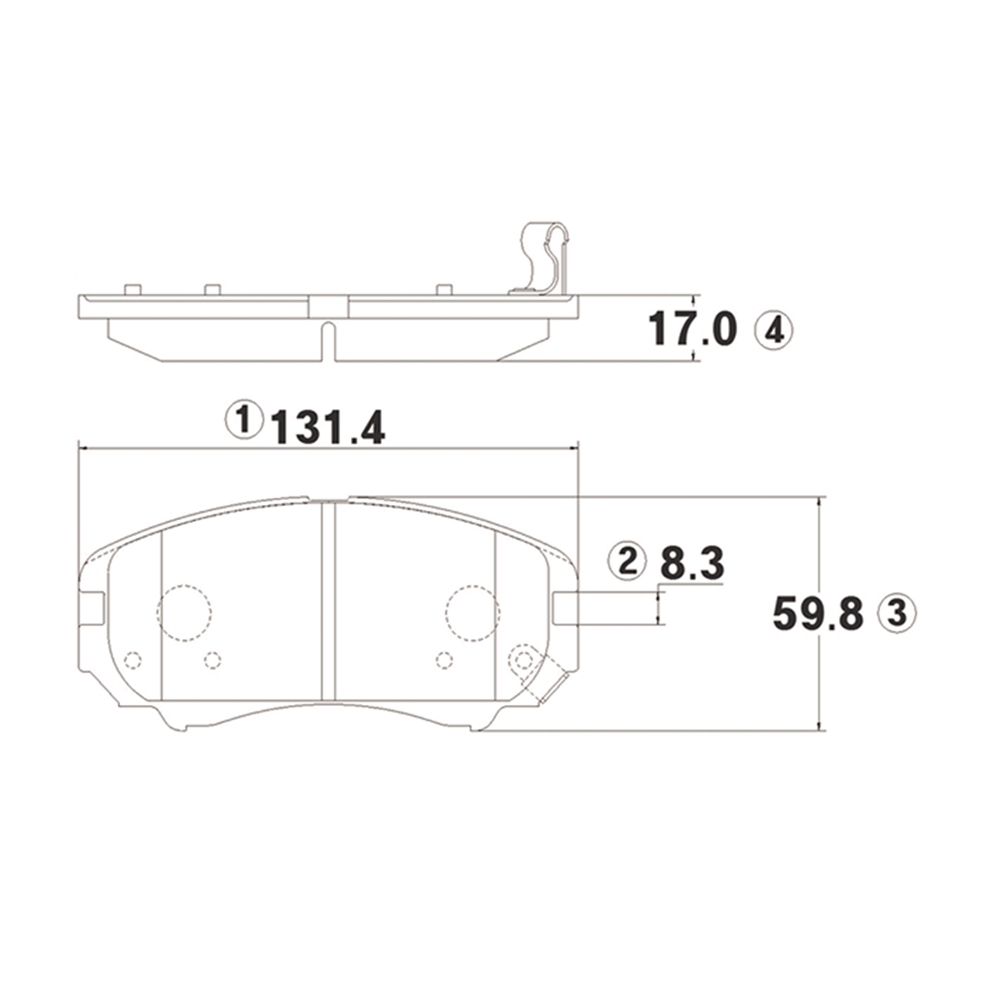CTR GK0507 Колодки тормозные HYUNDAI TUCSON/KIA SPORTAGE 04- передние