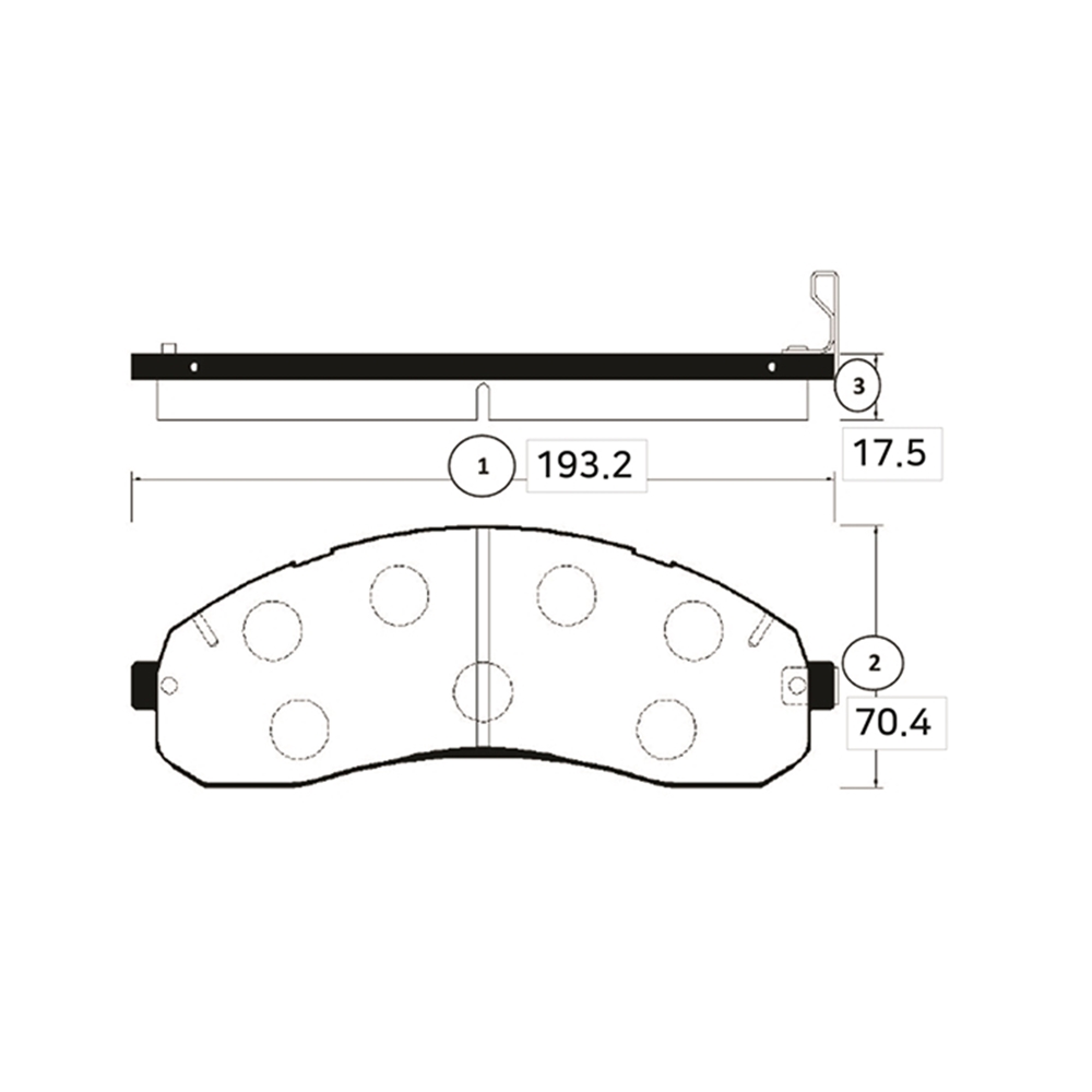 CTR GK0523 Колодки тормозные KIA BONGO III 06- передние