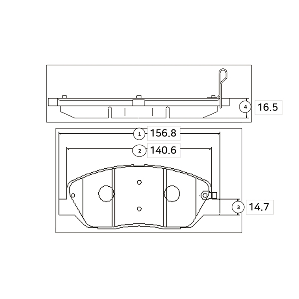 CTR GK0639 Колодки тормозные дисковые передние Mitsubishi L 200 2005 ~ / Triton 2005 ~ / Delica 2011 ~ / L200 2