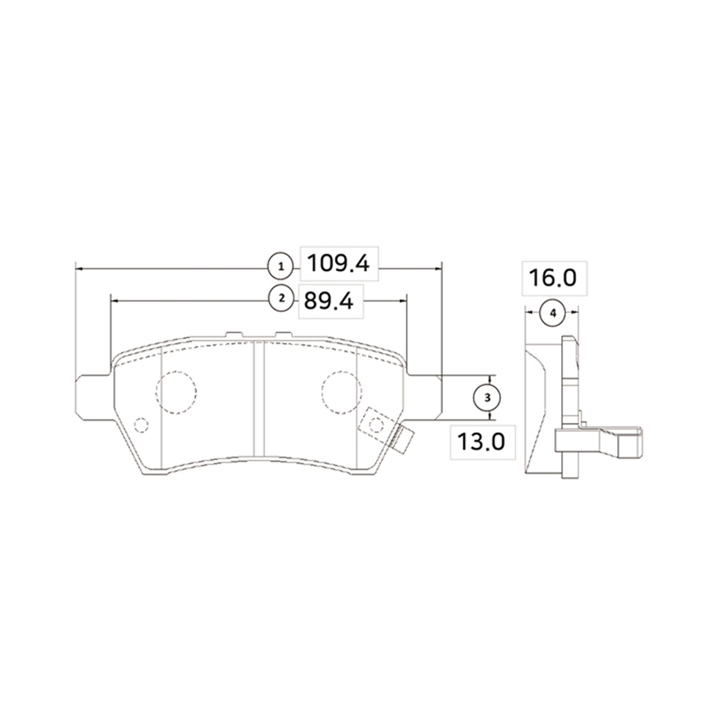 CTR GK0737 Колодки тормозные дисковые задние Nissan Pathfinder 2004 ~ 2015