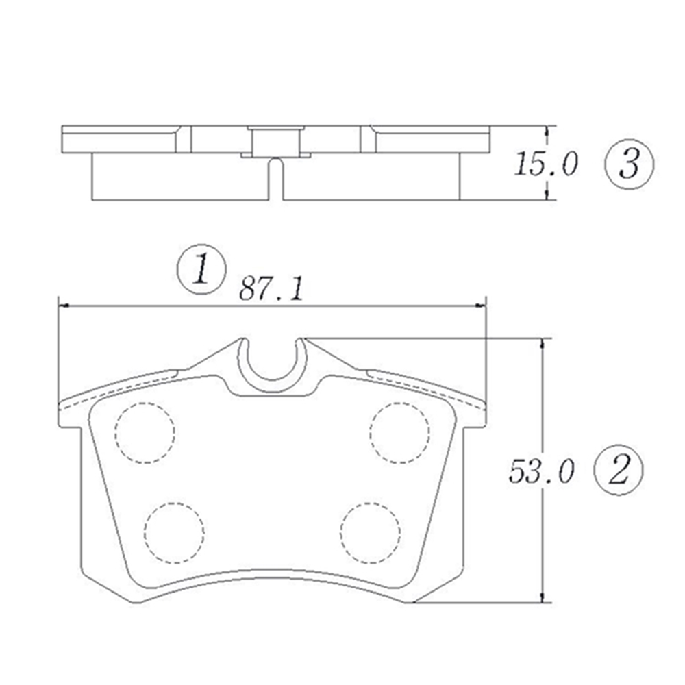 CTR GK0766 Колодки тормозные AUDI A1 2010 ~ 2018 / A2 2002 ~ / A3 1996 ~ 2013 / A4 1997 ~ 2009 / A6 1997 ~ 2004 зад.прав.лев. (старый арт. CKN-51) GK0766
