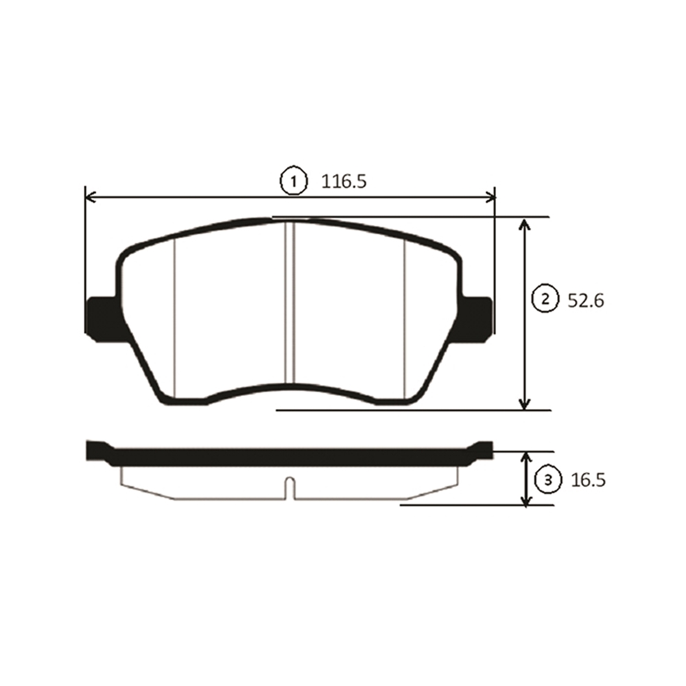 CTR GK0841 Колодки тормозные дисковые передние Nissan Micra 2003 ~ 2010 / Note 2006 ~ 2013 / March 2003 ~   Ren