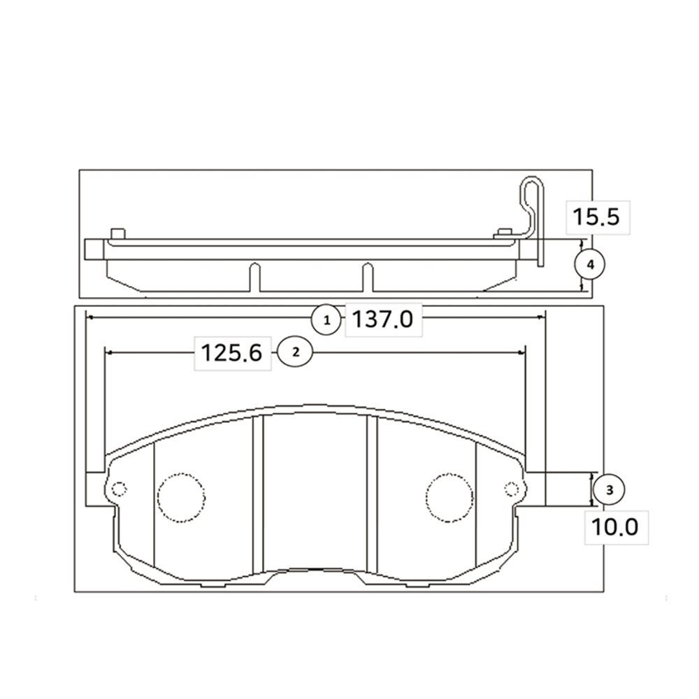 CTR GK0979 Колодки тормозные дисковые передние Nissan Altima 2001 ~ 2007 / Bluebird Sylphy 2006 ~ 2019 / Cefiro