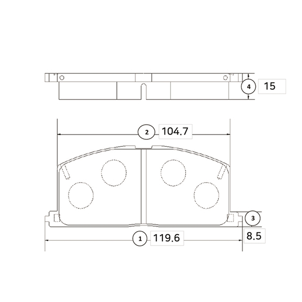 CTR GK1023 Колодки тормозные TOYOTA CAMRY/CARINA/COROLLA 83-92 передние