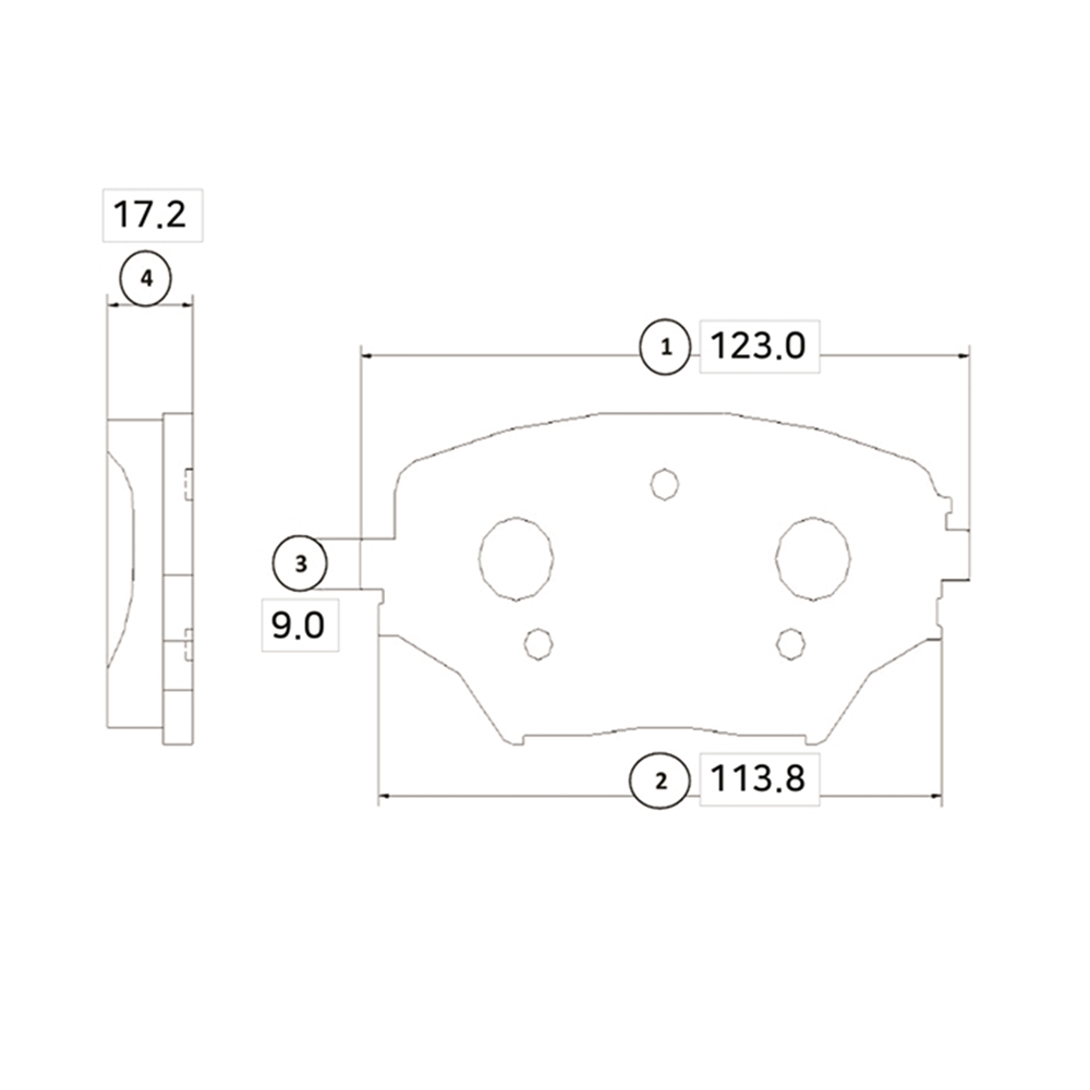 CTR GK1026 Колодки тормозные дисковые передние Toyota RAV4 2000 ~ 2005
