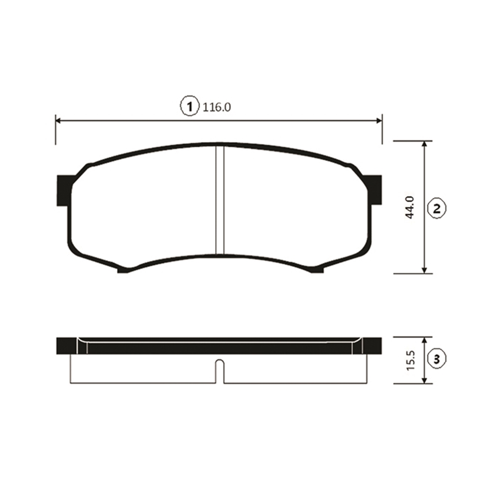 CTR GK1028 Колодки тормозные дисковые задние Toyota 4 Runner 2001 ~ 2011 / Celica 1981 ~ 1985 / FJ Cruiser 2006