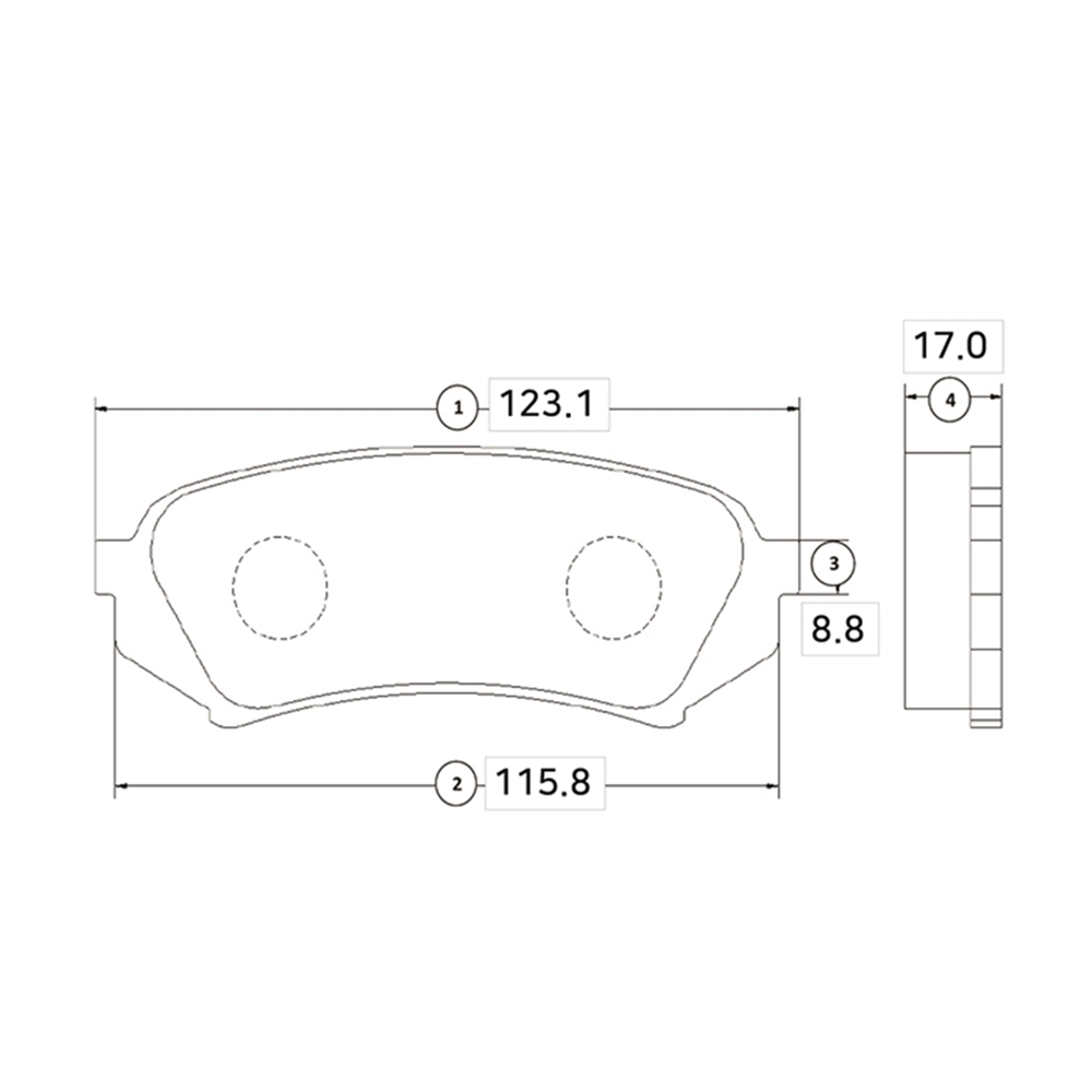 CTR GK1069 Колодки тормозные дисковые задние Toyota Land Cruiser 100 1998 ~ 2007   Lesus LX470 1998 ~ 2007 / RX