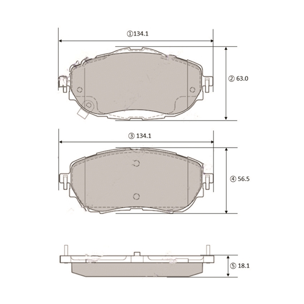 CTR GK1457 Колодки тормозные дисковые