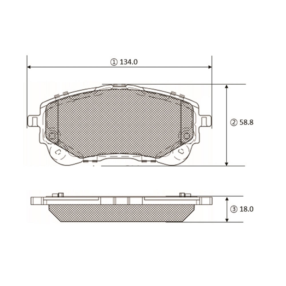 CTR GK1459 Колодки тормозные TOYOTA COROLLA 19- передние