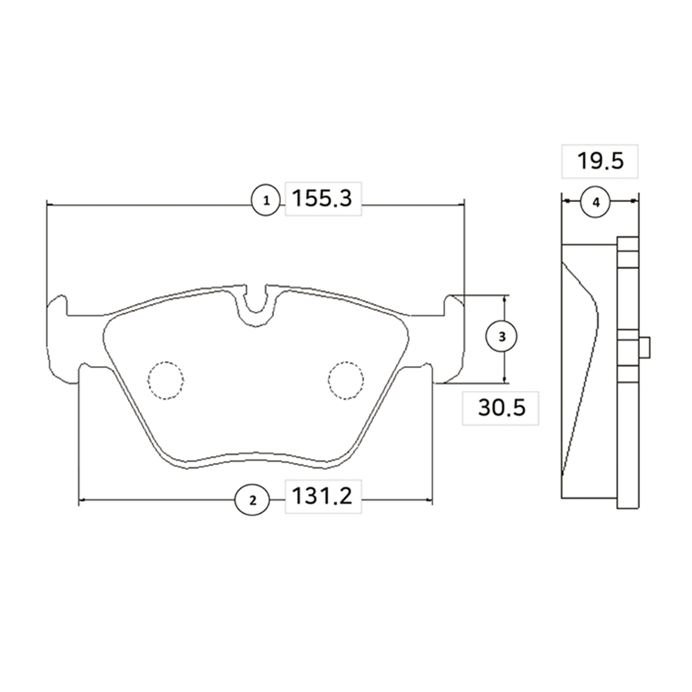 CTR GK0004 Колодки тормозные BMW E39 520i/523i/535i передние