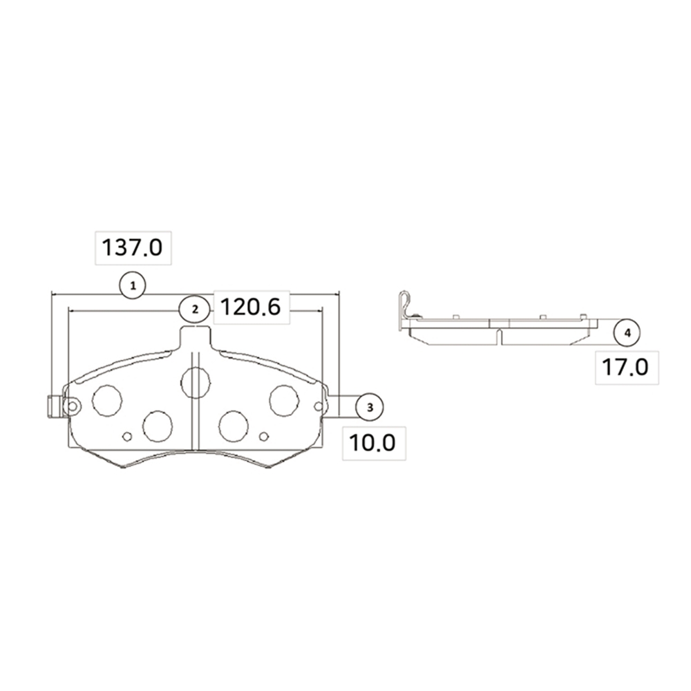 CTR GK0481 Колодки тормозные дисковые передние Hyundai Matrix 2001 ~ 2010