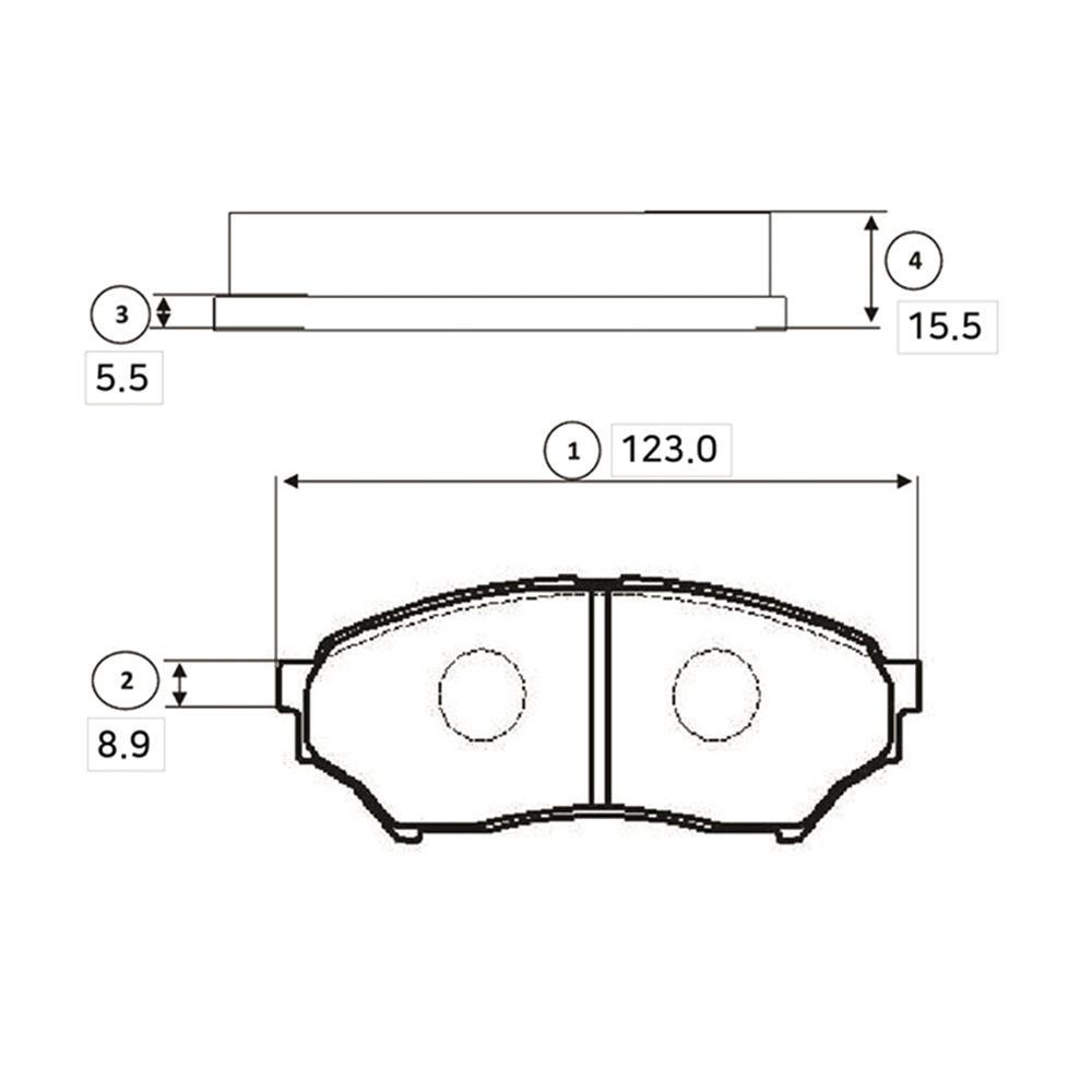 CTR GK0603 Колодки тормозные MITSUBISHI PAJERO III LONG WAGON 00-06 3.5/2.5TD передние