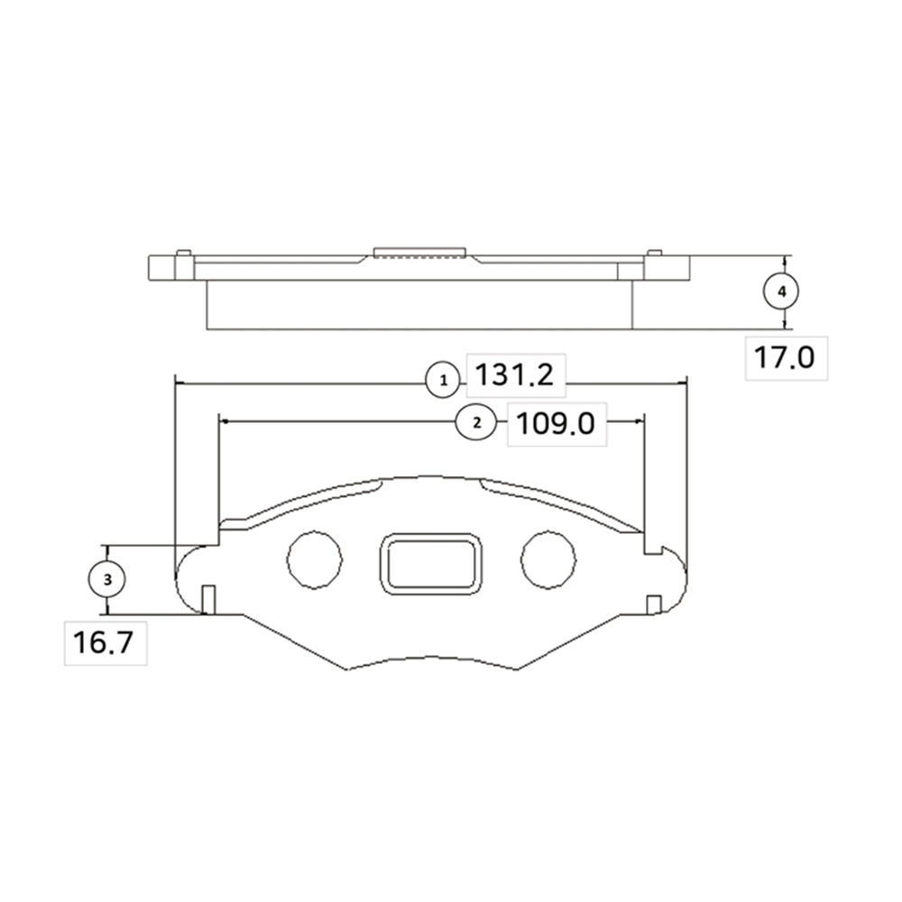 CTR GK0858 Колодки тормозные PEUGEOT 206 1998 ~ 2009 / 206+ 2009 ~ 2013 / 207 Compact 2007 ~ 2014 перед прав.лев. (старый арт. CKPU-1) GK0858