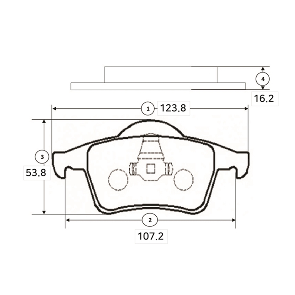 CTR GK1221 Колодки тормозные VOLVO S60 00-/S80 98-06/V70 97-/XC70 97- задние