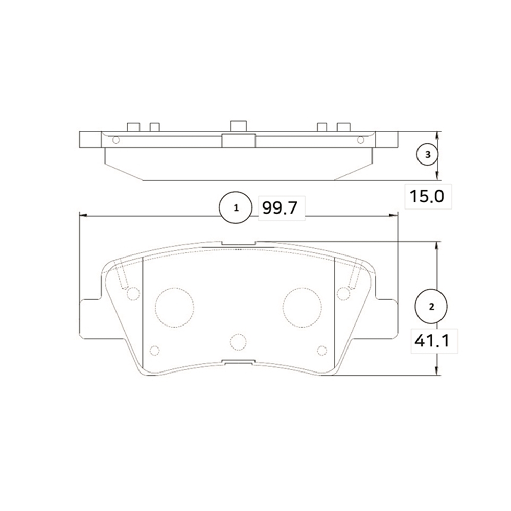 CTR GK1372 Колодки тормозные дисковые задние Hyundai Accent 2011 ~ 2020 / Elantra(Avante) 2010 ~ 2020 / Azera 2