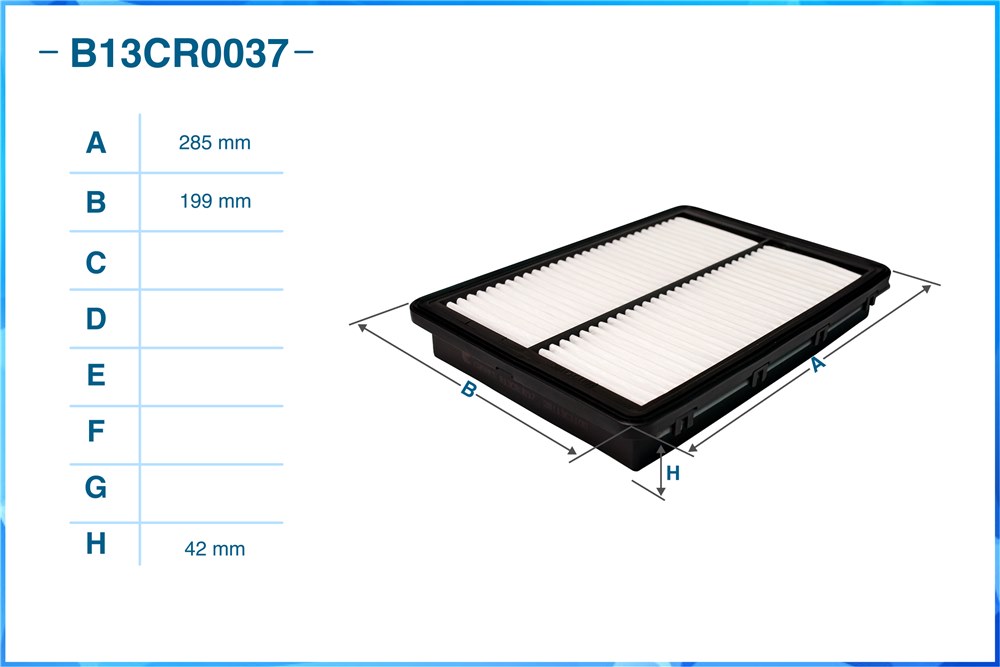 CWORKS B13CR0037 Фильтр воздушный B13CR0037