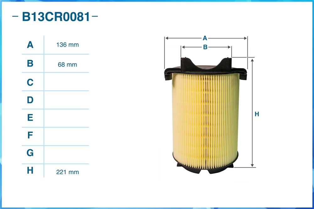 CWORKS B13CR0081 Фильтр воздушный B13CR0081
