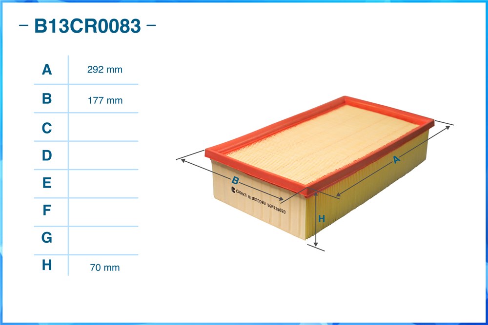 CWORKS B13CR0083 Фильтр воздушный