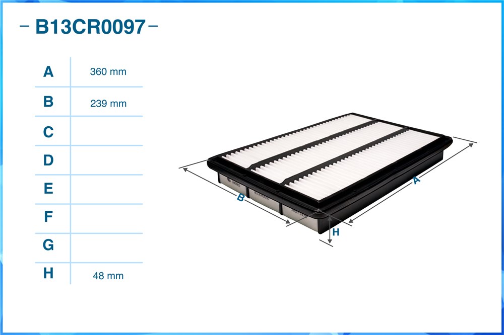 CWORKS B13CR0097 Фильтр воздушный B13CR0097