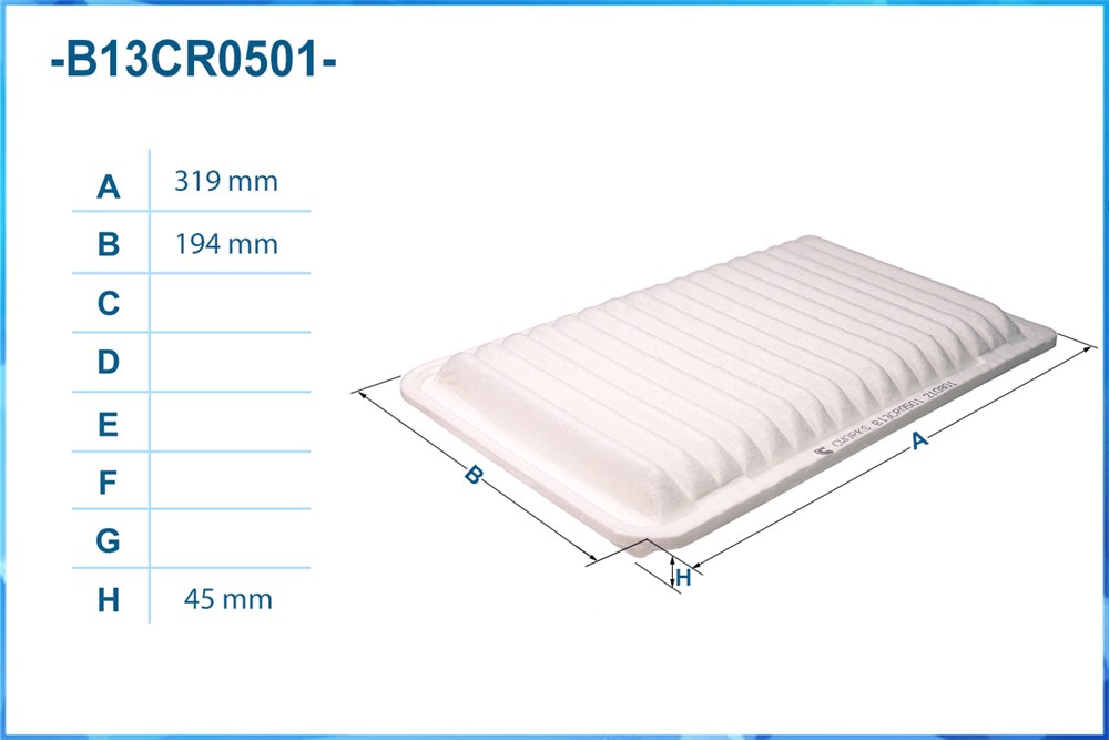 CWORKS B13CR0501 Фильтр воздушный B13CR0501